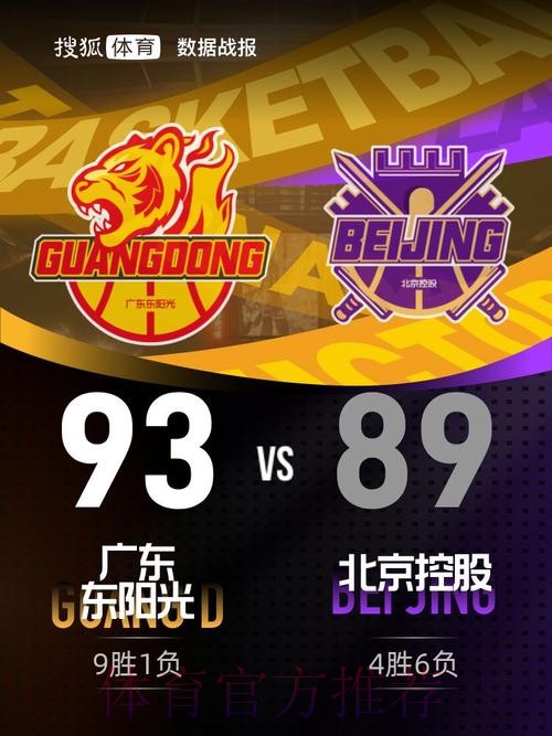 萨姆纳38分萨林杰27+10+6 广东客场险胜北控